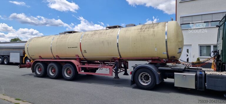Cisterninė puspriekabė  Fabr. TA-Beckum - Tankvolumen 27.000 Ltr.