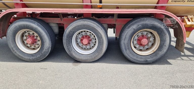 Cisterninė puspriekabė  Fabr. TA-Beckum - Tankvolumen 27.000 Ltr.