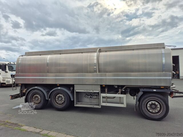 Cisternový príves  Edelstahltankanhänger Fabr. Schwarte - 19500 l