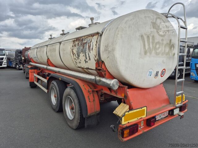 Cisternový príves  Fabr. T + A Beckum - 18390 Liter - 3 Kammern