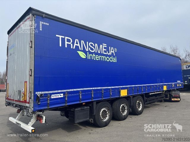 Open semitrailer with tarp Schmitz Cargobull Semitrailer Curtainsider Standard