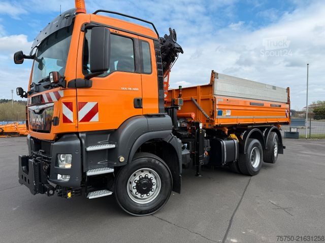 Otro MAN TGS 28.400  6x4-4 Atlas Kran, Funk, Meiller,