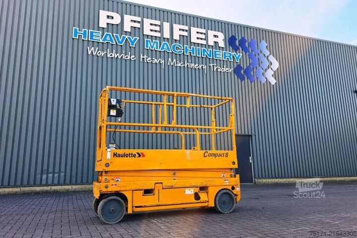 Scissor lift Haulotte Compact 8 Electric, 8.2m Working Height, 350kg Cap