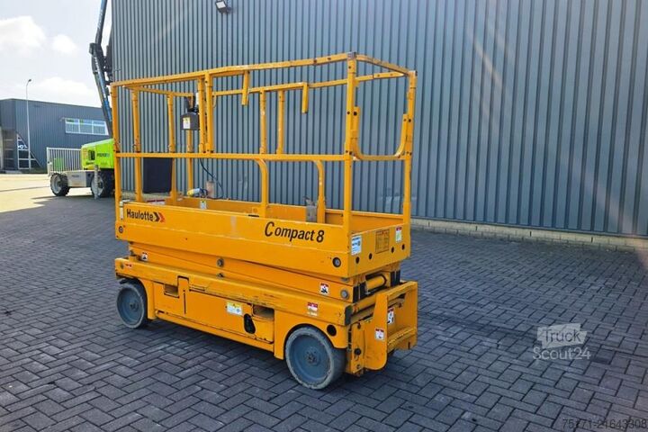 Scissor lift Haulotte Compact 8 Electric, 8.2m Working Height, 350kg Cap