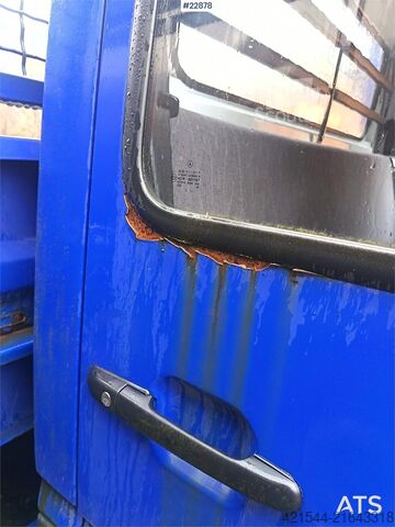 Flatbed Mercedes-Benz 616 CDI 5-seater flatbed truck as a repair object