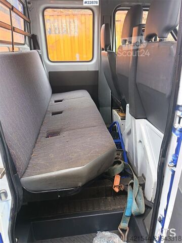 Flatbed Mercedes-Benz 616 CDI 5-seater flatbed truck as a repair object