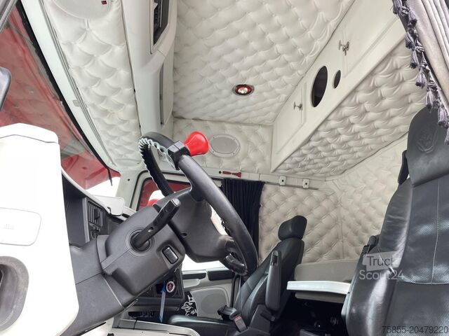 Transport de bois Scania R730 Woodtransport / 6x4 / Hiab Crane / Retarde...