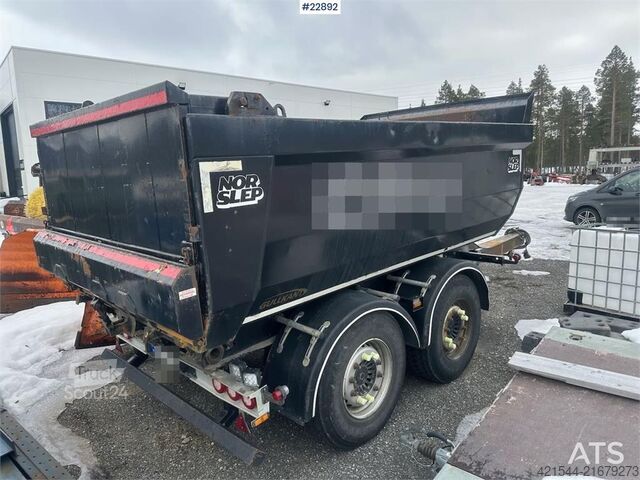 Kipper  Nor-Slep 2 axle trailer.