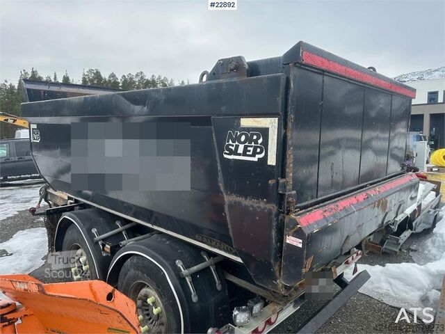 Kipper  Nor-Slep 2 axle trailer.