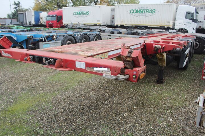 Poluprikolica sa pomičnim sandukom dtec semirimorchi portacontainer allungabili