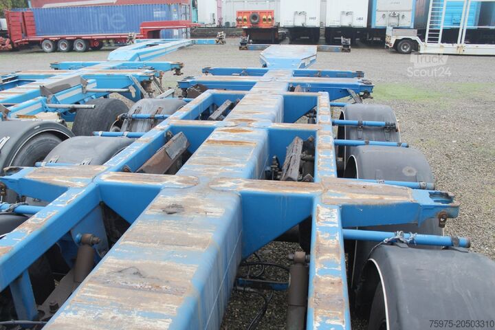 Wechselkoffer-Sattelauflieger dtec semirimorchi portacontainer allungabili