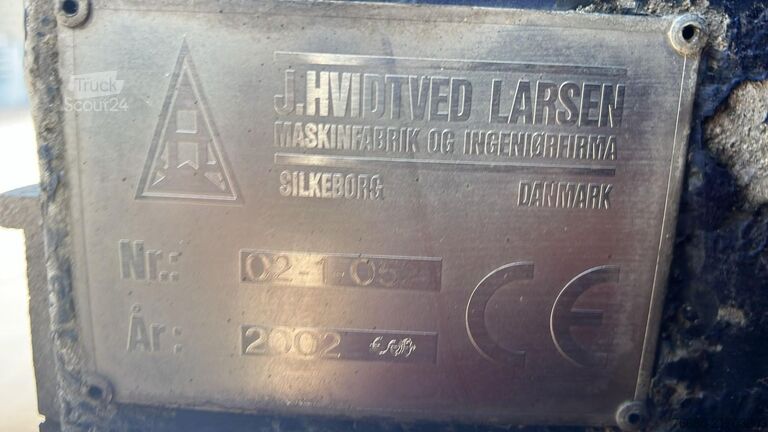 مركبة شفط Hvidtved Larsen SLAMBEHOLDER / SLIBTANK / VACUUMTANK (12500 L /...