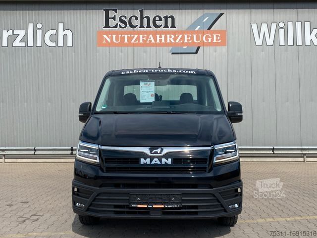 شاحنة نقل صغيرة قلاب MAN TGE 5.180|HIAB Multiflift XR 35 + Cont.*3x Sitze