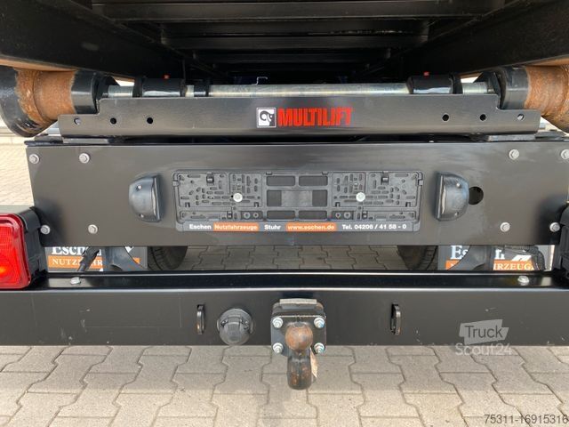 شاحنة نقل صغيرة قلاب MAN TGE 5.180|HIAB Multiflift XR 35 + Cont.*3x Sitze