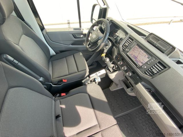 شاحنة نقل صغيرة قلاب MAN TGE 5.180|HIAB Multiflift XR 35 + Cont.*3x Sitze