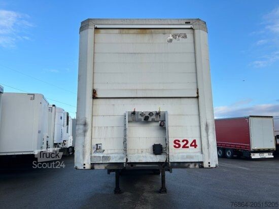 Ανοιχτό ημιρυμουλκούμενο με μουσαμά SCHMITZ SO1, GETRäNKEAUFLIEGER ORTEN SAFE SERVER,  LIFTACHSE, EDSCHA-VERDECK