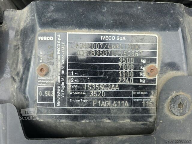 Yüksek tavanlı panelvan IVECO 35S16 HiMatic, Klima Automat, 1+2 Sitzer, AHK