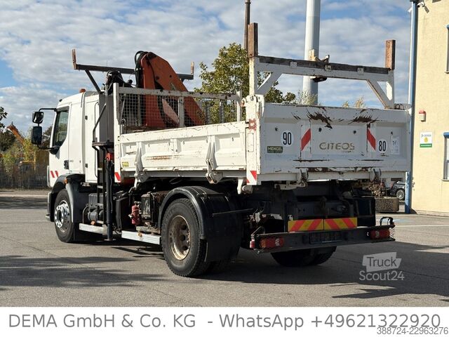 Lastebilmontert kran VOLVO FL 240.16**3-Seitenkipper*Bordmatik*Palfinger