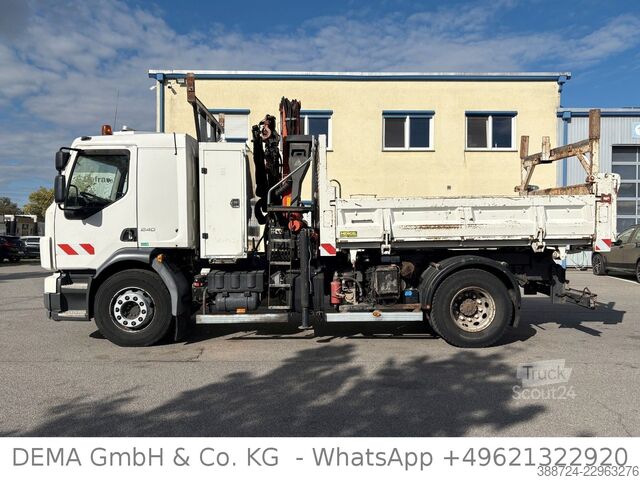 Lastebilmontert kran VOLVO FL 240.16**3-Seitenkipper*Bordmatik*Palfinger