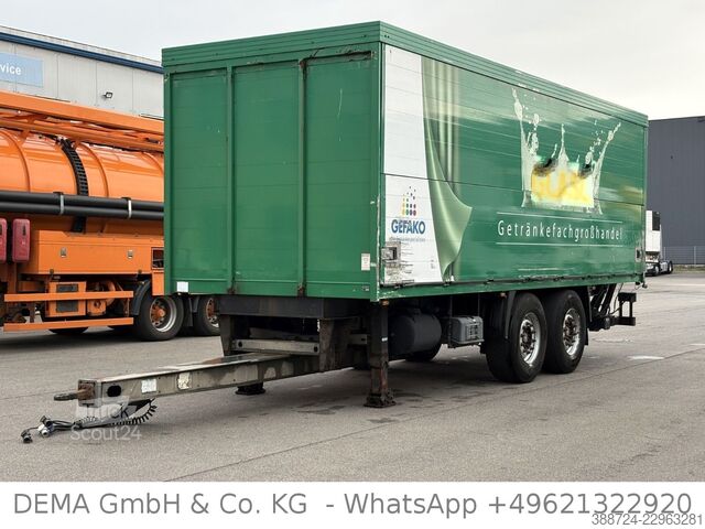 Dryckessläp SCHMITZ CARGOBULL ZGF 18*Tandem*Getränke Zertifikat*Schwenkwände*