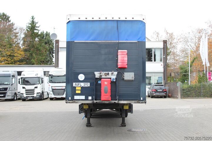 Semirimorchio con telone SCHMITZ Plane Edscha Liftachse Pal.-Kasten Lenkachse