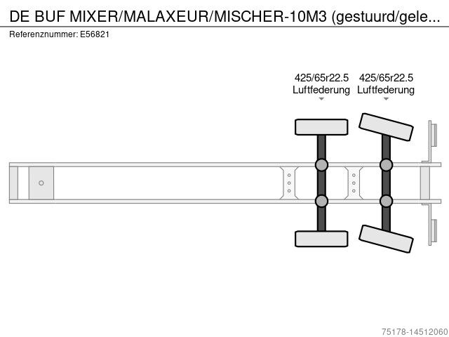 Other DE BUF MIXER/MALAXEUR/MISCHER 10M3 (gestuurd/gele