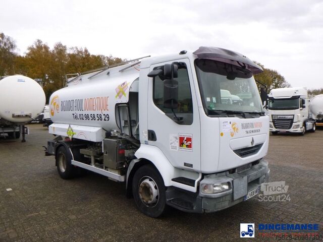 Tankwagen Renault Midlum 220 dci 4x2 fuel tank 10.5 m3 / 4 comp