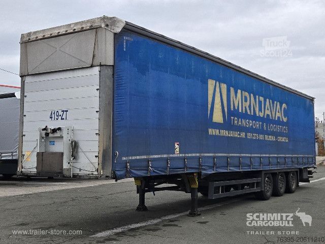 Atvira puspriekabė su tentu Schmitz Cargobull Semitrailer Curtainsider Varios