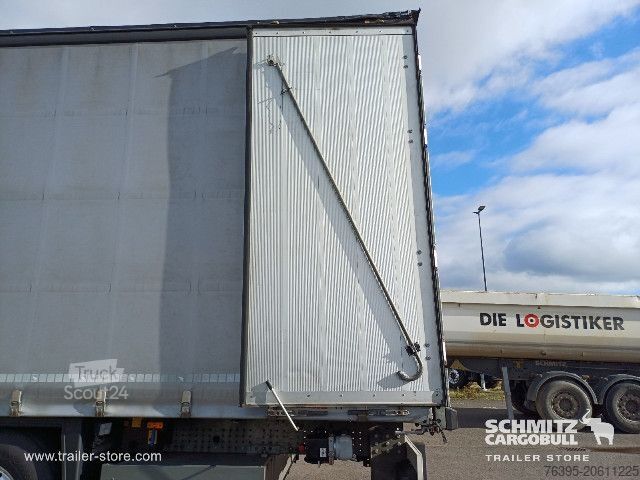 Brandalı açık yarı römork Schmitz Cargobull Semitrailer Curtainsider Standard