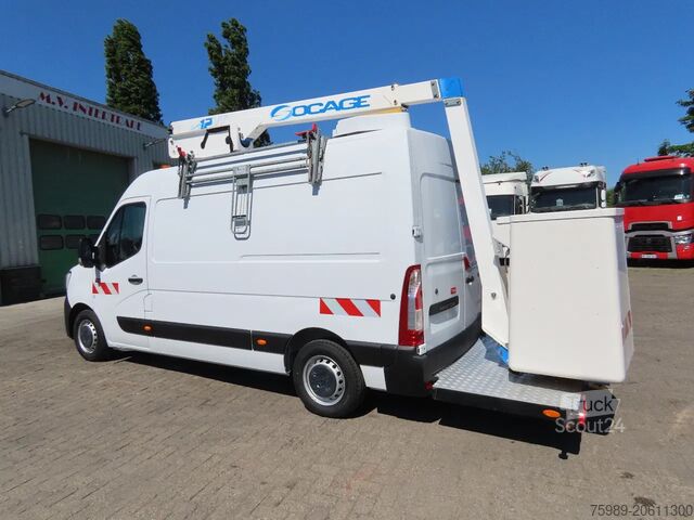 Kėlimo platforma Renault Master 10,5 m, 3 seats, 3500 kg, euro6