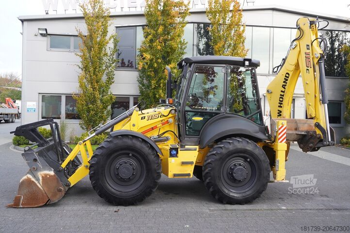 Retroescavadora New Holland B 115 C backhoe loader / 1000 MTH !