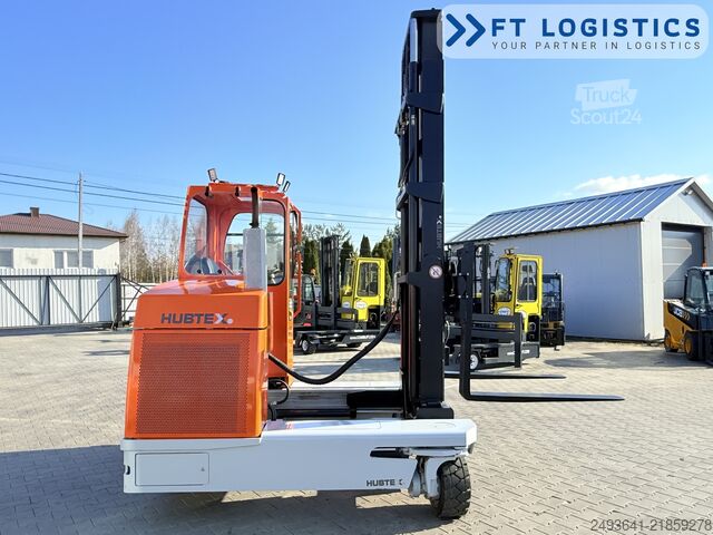 Fireveis truck Hubtex DQ45G DUPLEX 5000 FORK-POSITIONER CABIN