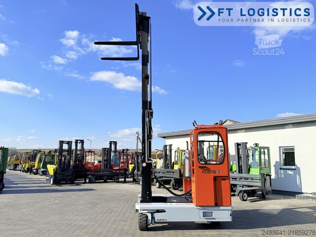 Fireveis truck Hubtex DQ45G DUPLEX 5000 FORK-POSITIONER CABIN