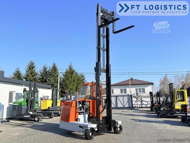 Fireveis truck Hubtex DQ45G DUPLEX 5000 FORK-POSITIONER CABIN