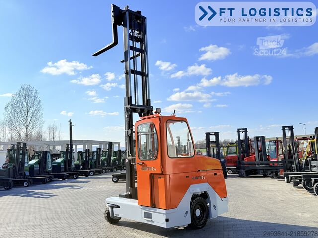 Fireveis truck Hubtex DQ45G DUPLEX 5000 FORK-POSITIONER CABIN