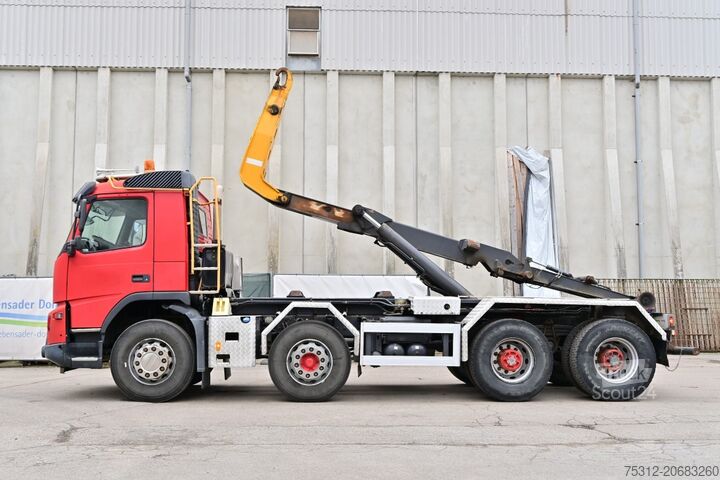 Kroklastbil Volvo FMX460 VEB 8x4 Blatt Blatt AHK Kamera