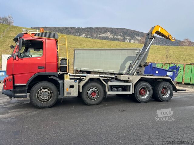 Vozidlo s hákom na kontajnery Volvo FMX460  VEB 8x4 Blatt Blatt AHK Kamera