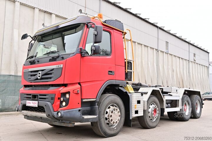 Kroklastbil Volvo FMX460 VEB 8x4 Blatt Blatt AHK Kamera