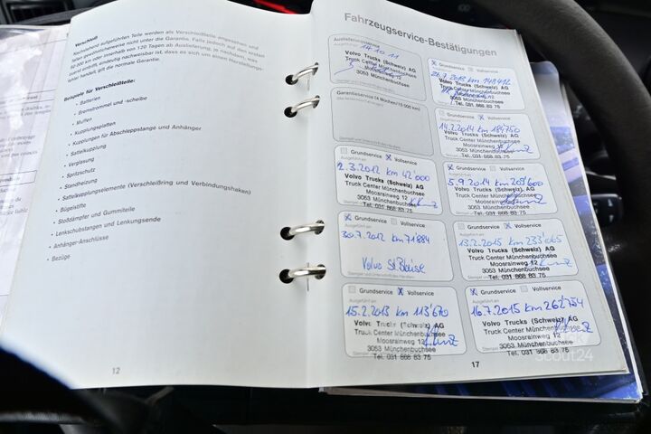 Kroklastbil Volvo FMX460 VEB 8x4 Blatt Blatt AHK Kamera