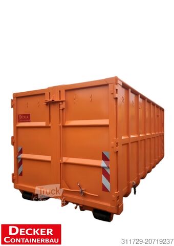 Roll-off container Decker Containerbau Abrollcontainer,SUPERPREIS, Flügeltüre
