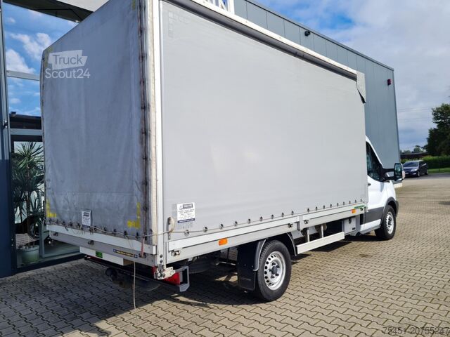 Transporter mit Pritsche & Plane Ford Transit 35 Pritsche Schiebe Plane TDCi KLIMA AHK