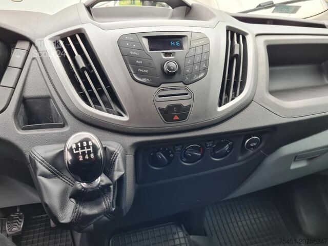 Transporter mit Pritsche & Plane Ford Transit 35 Pritsche Schiebe Plane TDCi KLIMA AHK