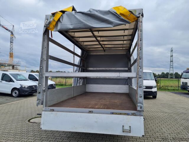 Transporter mit Pritsche & Plane Ford Transit 35 Pritsche Schiebe Plane TDCi KLIMA AHK
