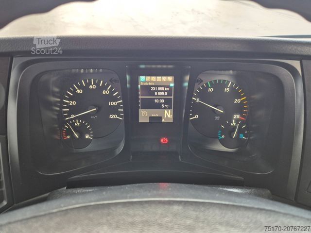 Pašizgāzējs kravas automašīna MERCEDES-BENZ Arocs 1840 AK 4x4 Meiller Retarder AHK