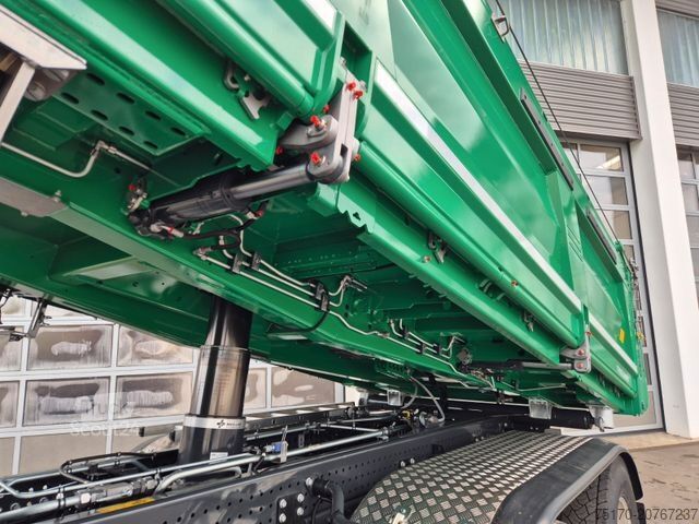 Üç taraflı damperli kamyon IVECO AS360X50Z/P HR ON+ 8x4 Meiller AHK Intarder Cam