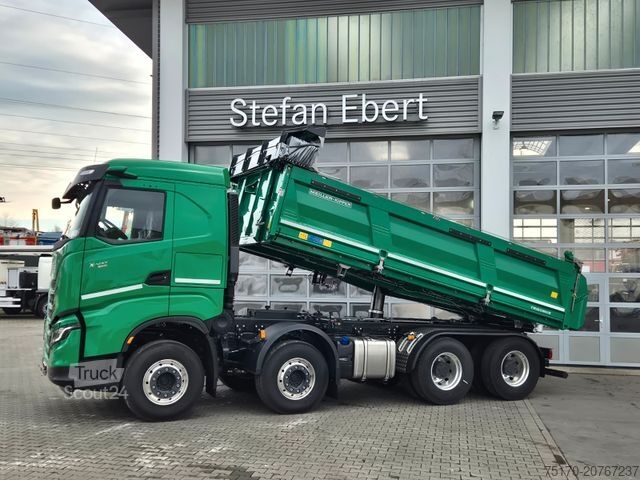 Üç taraflı damperli kamyon IVECO AS360X50Z/P HR ON+ 8x4 Meiller AHK Intarder Cam