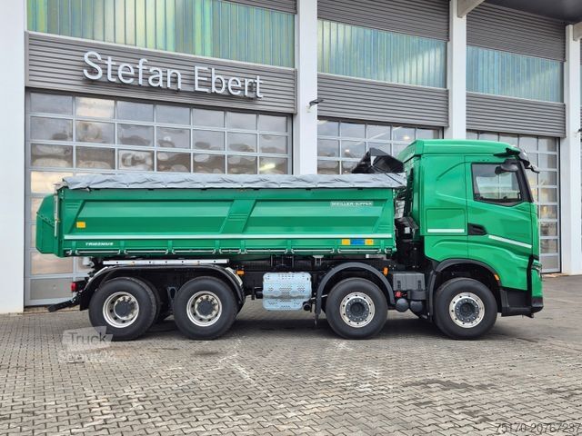 Üç taraflı damperli kamyon IVECO AS360X50Z/P HR ON+ 8x4 Meiller AHK Intarder Cam