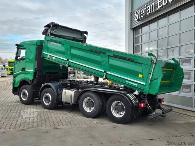 Camion ribaltabile trilaterale IVECO AS360X50Z/P HR ON+ 8x4 Meiller AHK Intarder Cam