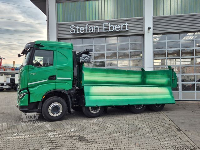 Camion ribaltabile trilaterale IVECO AS360X50Z/P HR ON+ 8x4 Meiller AHK Intarder Cam