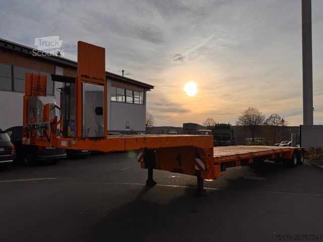 Tieflader-Sattelauflieger DINKEL DSAFA 36000 Schräglader/Tieflader 2x Lenkachse